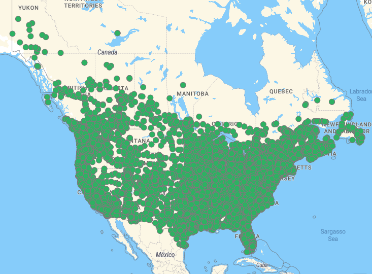 ev charger stations usa