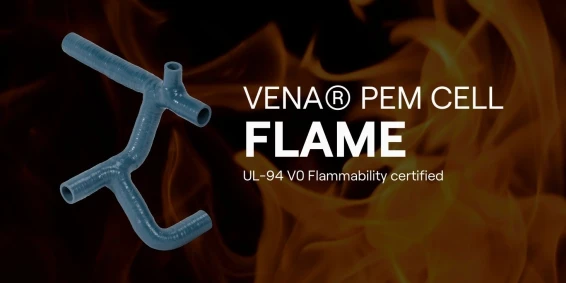 Nouveau PEM CELL FLAME : Le matériau de R&D par excellence pour les tuyaux PEM FC, désormais certifié UL-94 pour l'inflammabilité.