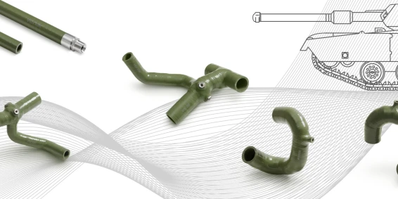 Vena® MILTECH: Tubos de silicona de alto rendimiento para sistemas de refrigeración militar