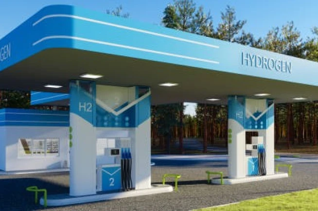 What's the average cost (BOP) of a Hydrogen Fuel Station?